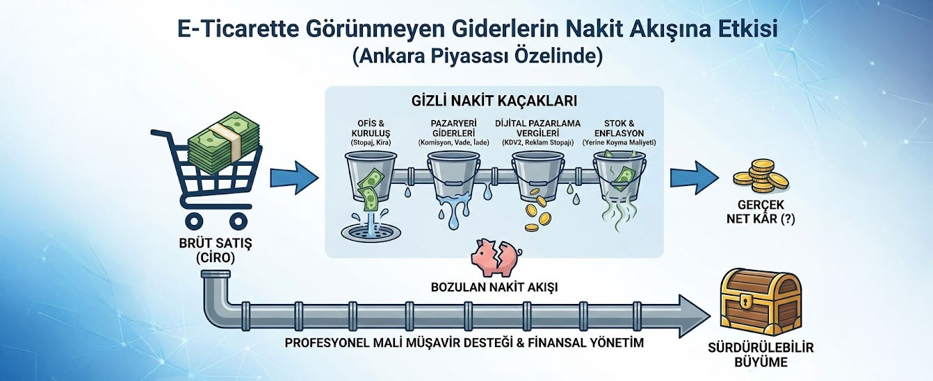 E-Ticaret Gizli Giderler ve Nakit Akışı Tablosu